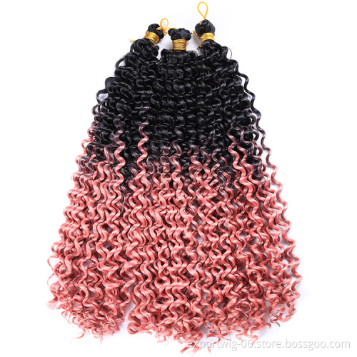 water wave crochet hair extensions wavy braiding hair curls special curly weaves with passion tiwst